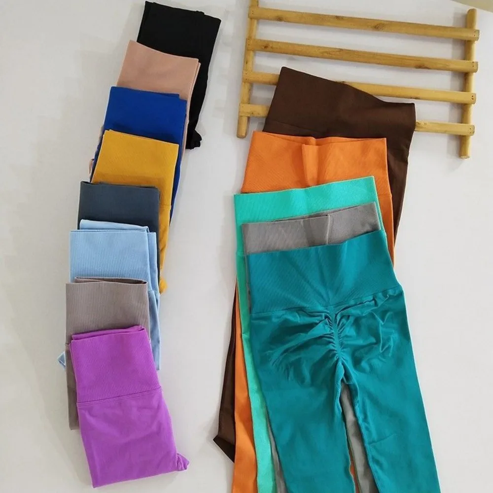 Pantalones de cadera de melocotón para mujer, entrepierna abierta Invisible, Leggings de Yoga, cintura alta, medias deportivas adelgazantes, pantalones de gimnasio para Fitness, al aire libre