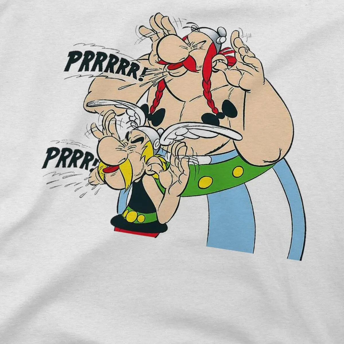 Hot selling in Summer Men\'s and Women\'s T-shirts Asterix Obelix Summer top Street Clothing S-6XL