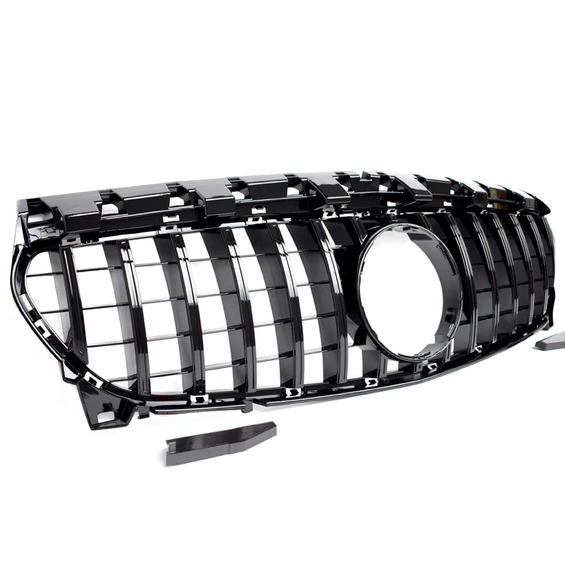 2020-CLA-45 GTR Style Front Grill for Mercedes CLA Class X117 Shooting Brake C117 Coupe 2013 - 2018 CLA250 CLA200 CLA180