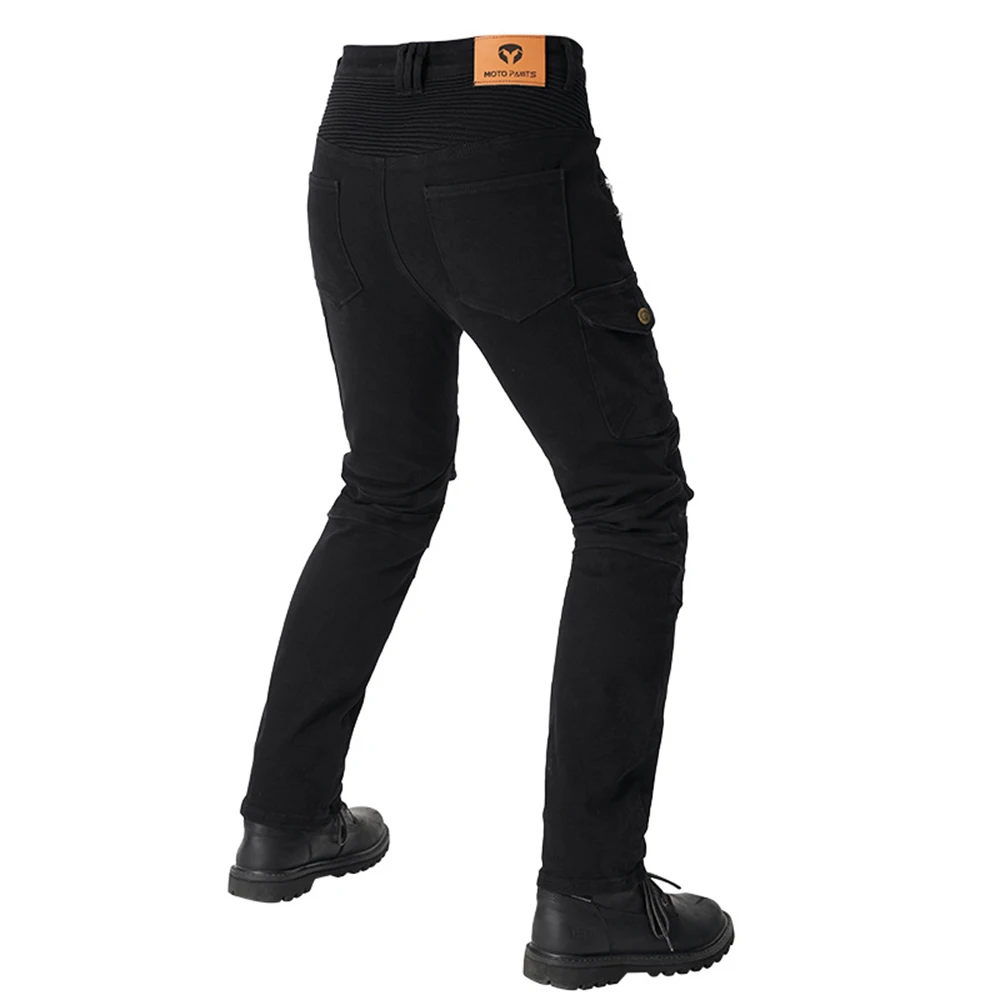 2024 Nieuwe motorracen Zwarte broek voor het hele seizoen Beschermende uitrusting Motorbroek Off-road broek Casual Moto-jeans