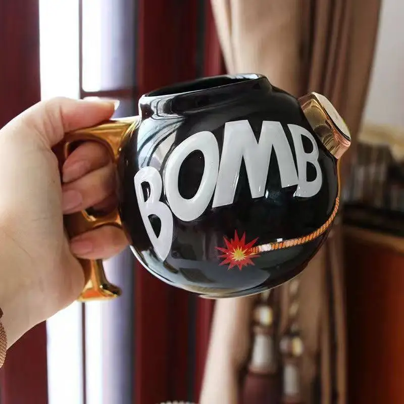 Wang Yibo Same Style Mine Cup Couple Ceramic Mug Cartoon Milk Coffee Cup Holiday Gift Cup for Fans Friends Home Office