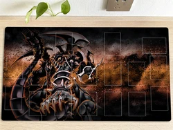 YuGiOh Dark Armed Dragon Playmat, TCG Trading Card Game Mat, Saco grátis, Anti-Slip Desk Pad, Anime Mousepad, CCG, 60x35cm