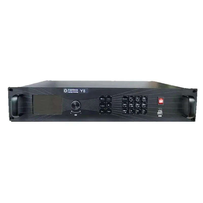 New Linsn Y8-410 LED video processor, four screen display, 10 network ports, maximum pixel count of 6.5 million ﻿ image 3