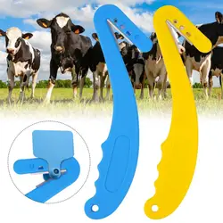 1Pcs Farm Animals Ear Tag Removal Tool Livestock Safety Ear Tag Cutter Goat Sheep Pig Tag Removal Knife Safe Durable Farm Tools