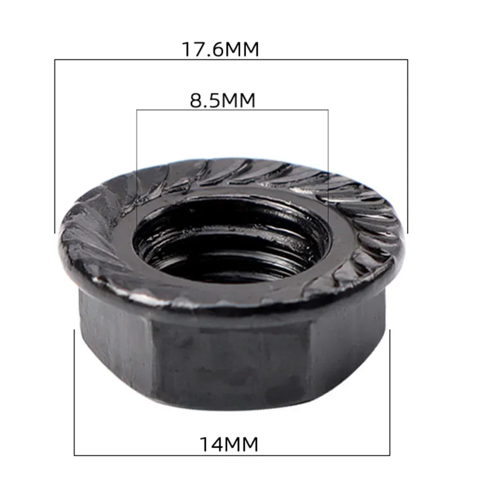 

Bicycle Sprocket Seal Nut 5.8 Grams / Piece 6PC Black Central Screw Crank Steel High Quality Material Practical