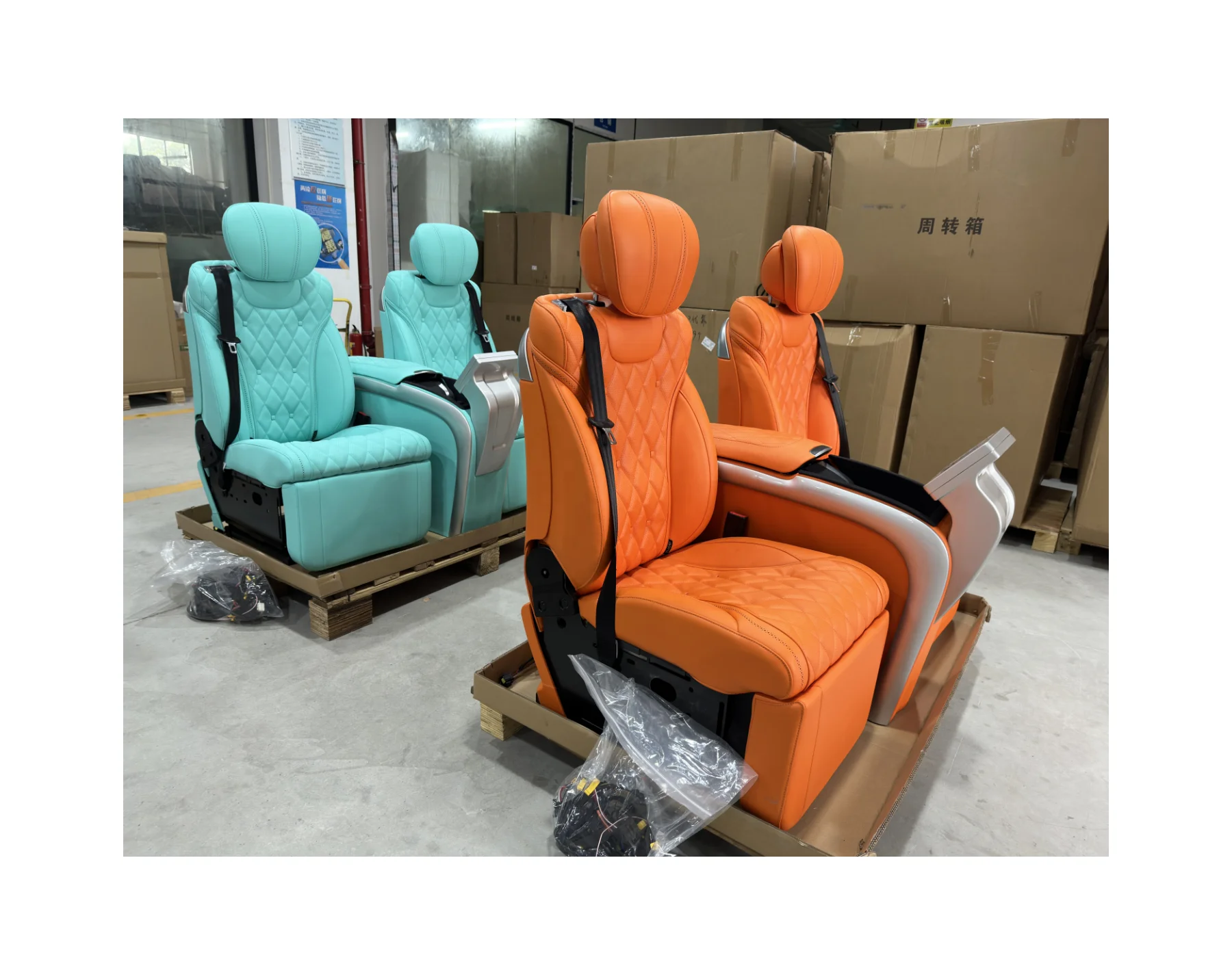 Customized2024 new style luxury electric  adjustable vip mpv seat car interior accessories for Mercedes Sprinter vito v class w4