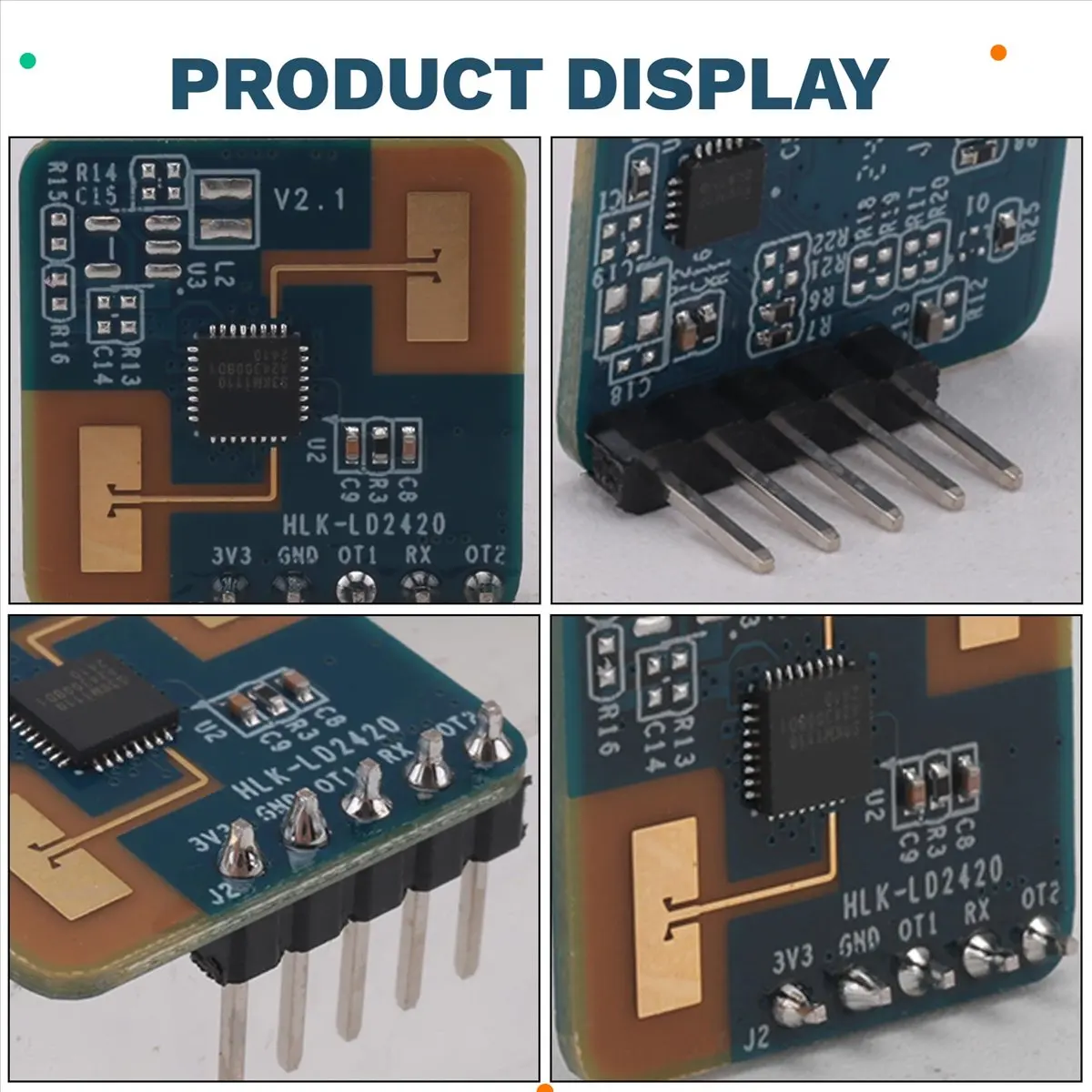 #94X 24G mmWave LD2420 Human Presence Radar Sensor Motion Detection Module,Human Presence Radar Sensor,(plastic+metal)