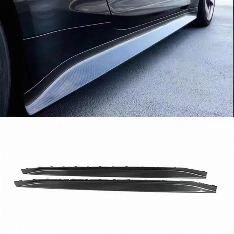 

For BMW G80 G82 M3 M4 2019 2020 2021 2022 ReaI Dry Carbon Fiber Side Skirts Spoiler Kit