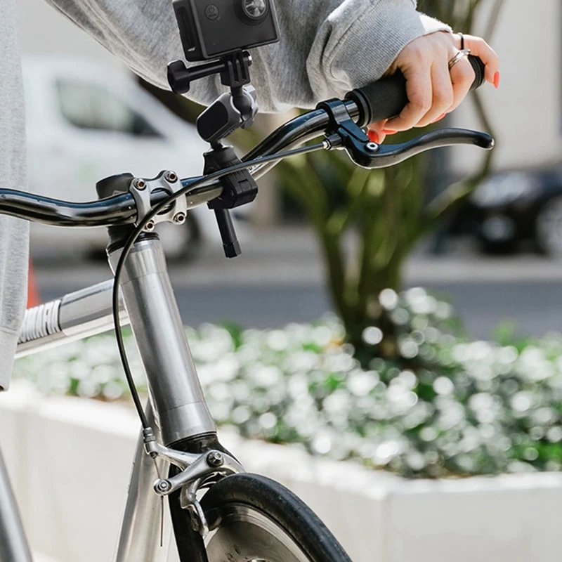 Para Gopro 11 10 9 8 accesorios de motocicleta soporte de cámara soporte de bicicleta para cámara de acción Insta360 DJI OSMO