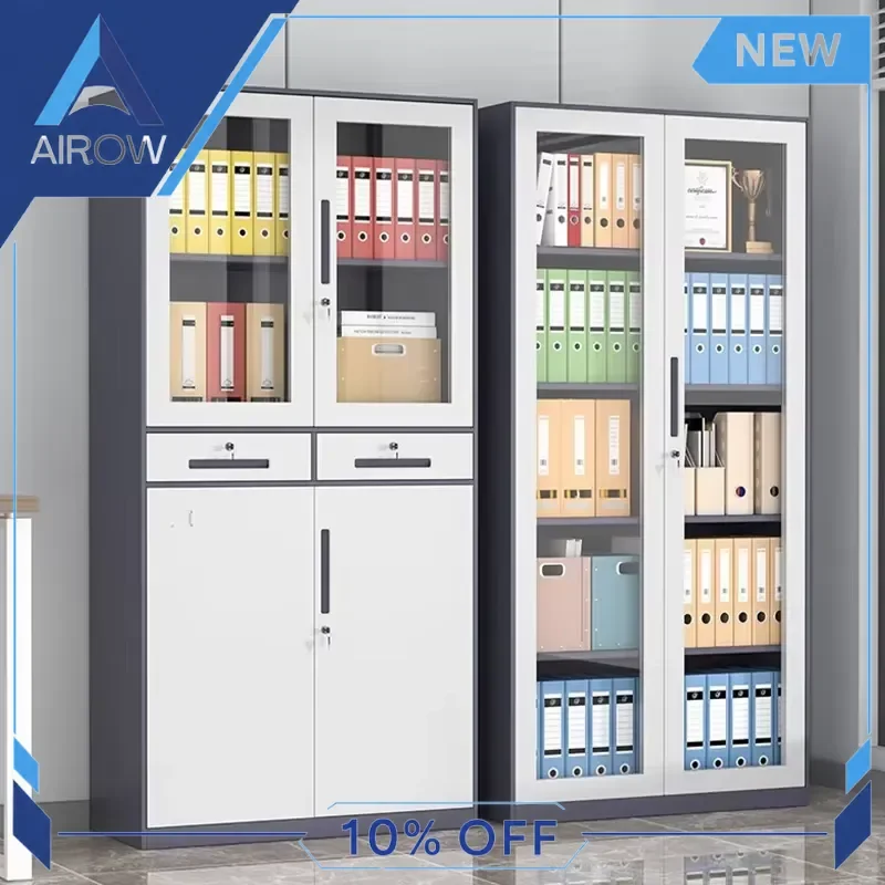 for Office Metal Filing Cabinet 2 Door Steel File Storage Locker with Lock Modern Furniture for School Home Business