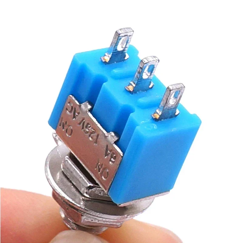 10Pcs DIY Toggle Switch ON-OFF-ON / ON-ON 3Pin 3 Position Latching MTS-103 MTS-102 AC 125V/6A 250V/3A Power Button Switch Car