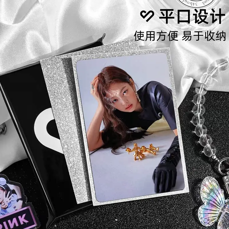 SINGBA 50Pcs Double Layer Kpop Photo Card Sleeves 20 Silks HD Thick Glitter Starry White Background Protector for Idol Cards - AliExpress 15 SINGBA 50Pcs Double Layer Kpop Photo Card Sleeves 20 Silks HD Thick Glitter Starry White Background Protector for Idol Cards - AliExpress 15
