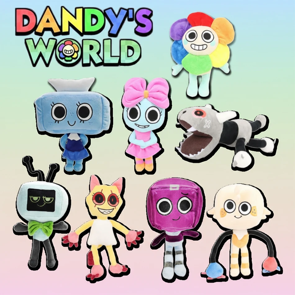 Nieuwe Dandy's World Knuffels Dandy World Gevulde Plushie Pluche Figuur Pop Gevuld Zacht Cadeau Speelgoed voor Kinderen Kid Jongens Kerstmis