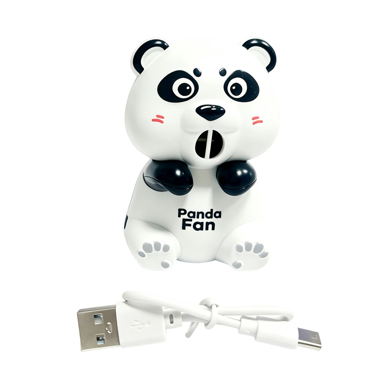 Hands Free Food Cooling Fan Rechargeable Fast Air Blowing Cute Animal Food Blower for Baby Hot Soup Coffee Tea and Noodles