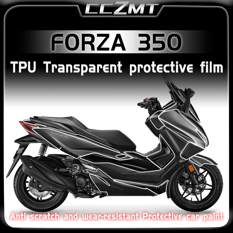 

For Honda FORZA350 Forza 350 NSS350 2023 invisible car clothing film paint surface transparent protection sticker accessories