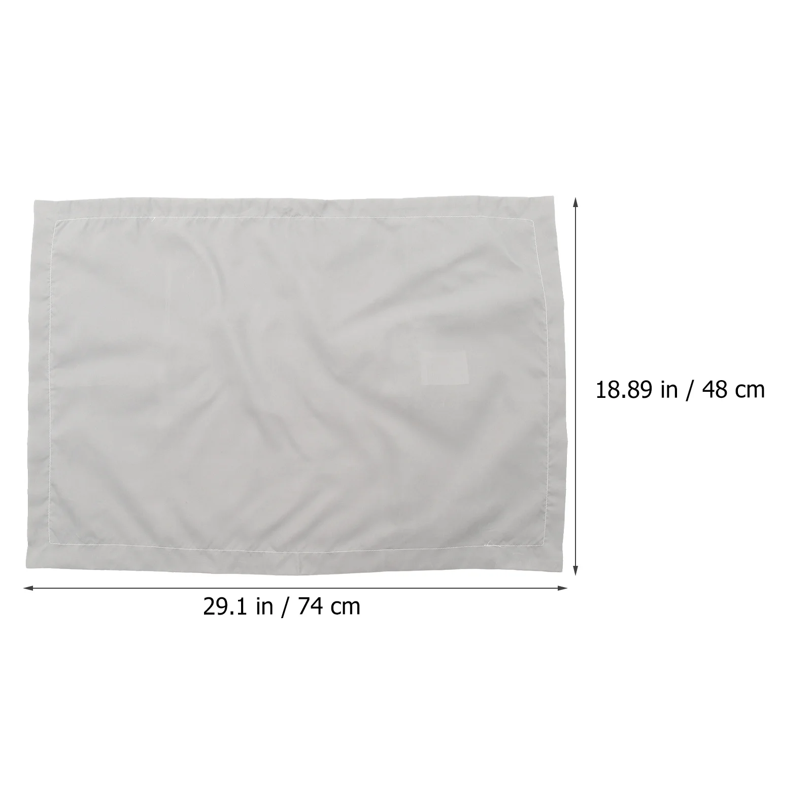 

2pcs Brushed Pillow Cover Washable Soft Comfortable Breathable Pillowcase For Home Hotel Use Dual Purpose Sturdy Case