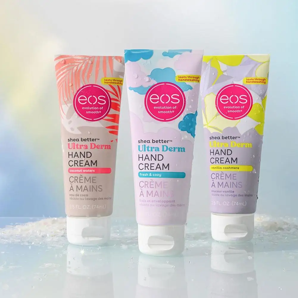

74mlEos Original Brand Hand Cream Natural Shea Better Ultra Derm Moisturizing Smoothing Hand Care Relieve Dryness Aromatic cream
