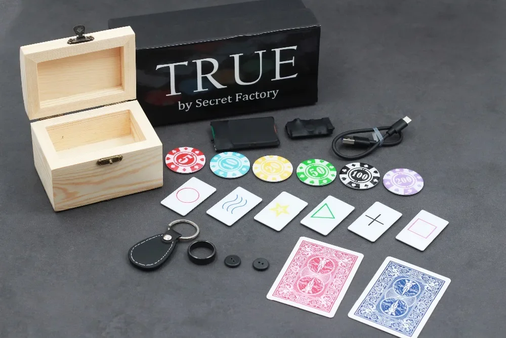 TRUE (Gimmicks+teaching) by Secret Factory Upgraded Pandora System Card Magie Accessories Mentalism,Magic Trick,mental