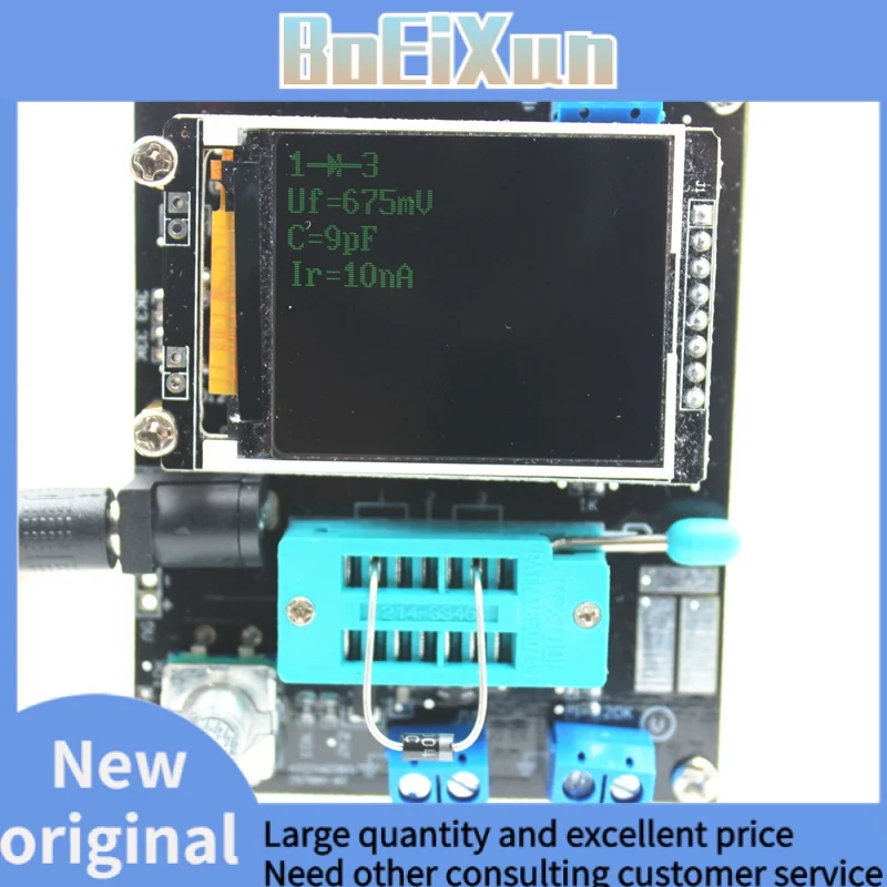 LCD GM328A Transistor Tester Diode Capacitance ESR Voltage Frequency Meter PWM Square Wave Signal Generator electronic kits