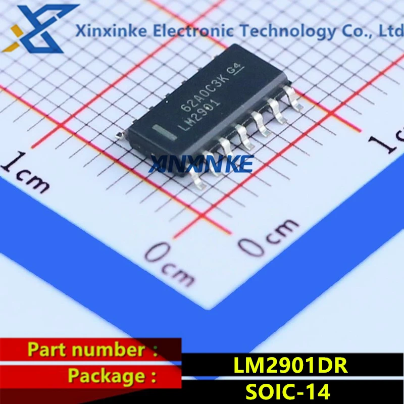 20PCS LM2901DR LM2901 SOIC-14 Analog Comparators Quad Differential Ind Temp Amplifier ICs Brand New Original