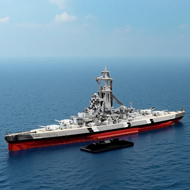 

Military Warship Building Blocks Collectible Display Model Creative Decor Toys for Kids Adults Ideal Festival Birthday Christmas