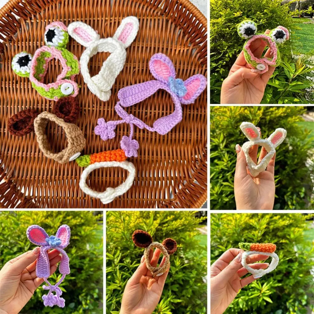High Quality Fashion Knitted Hat Candy Color Mini Casual Wear Hat Cute Animal Doll Hat for 10cm Cotton Dolls