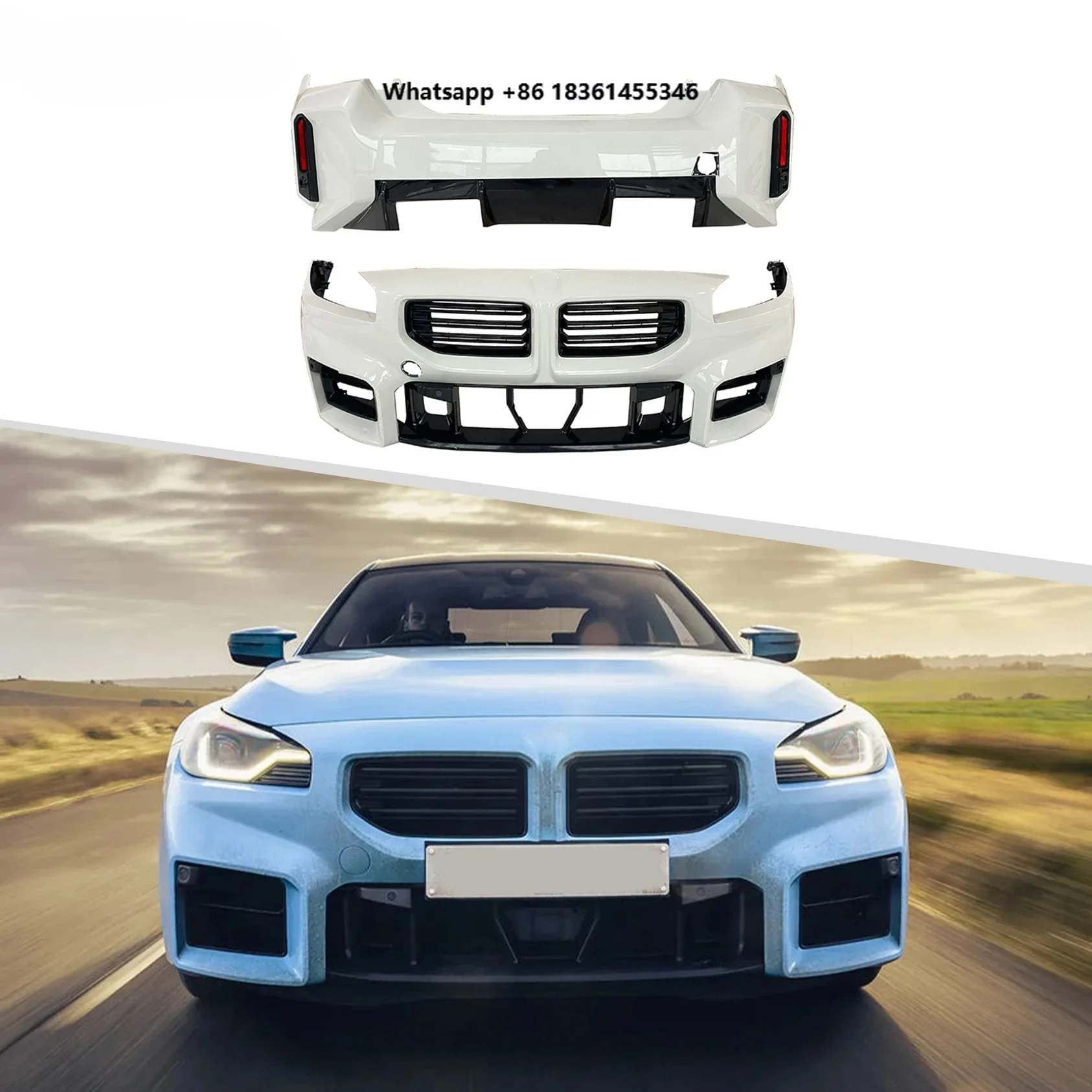 For G42 Perfect Fit High Quality M2 Style PP ABS Material Car Front Bumper Body Kit