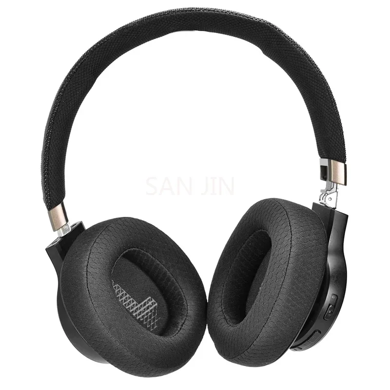 1Pair Breathable mesh fabric style Foam Ear Pads for JBL E65 E65BTNC / Duet NC/Live 650BTNC Live 660 BTNC Headphones - view 6