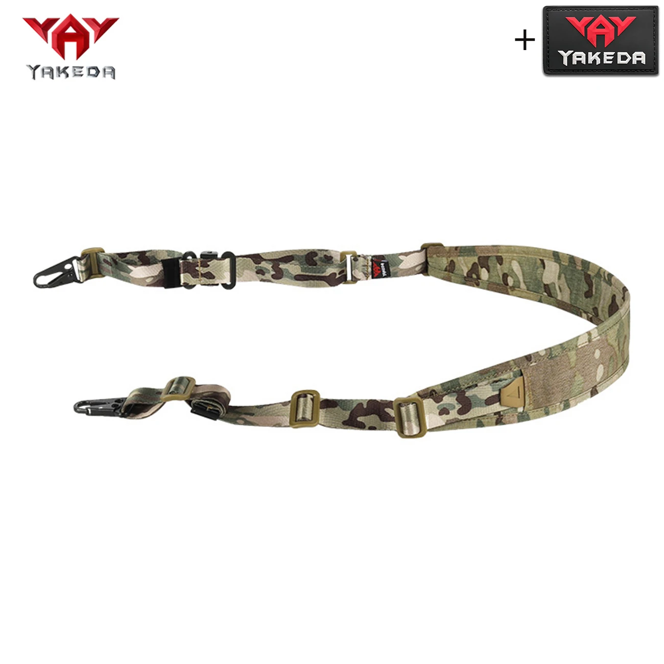 YAKEDA two-point shoulder strap, high-strength metal eagle hook, more secure, multi gear adjustable webbing