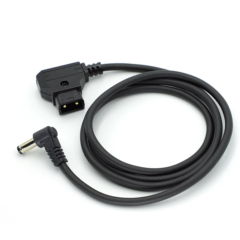 Power Tap D-Tap Male to Right Angle DC 5.5x2.5mm powe Cable for DSLR Rig Power V-Mount Anton, Camera monitor cord