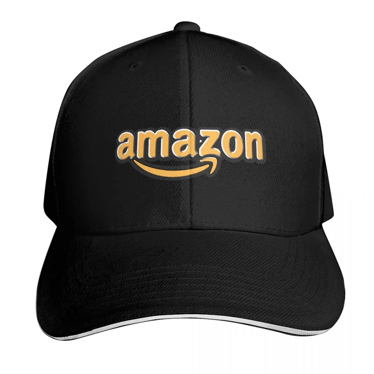 amazon logo design Baseball Cap Strapback Dad Hat Six Panel Structured Crown Sun Protection UPF 50+
