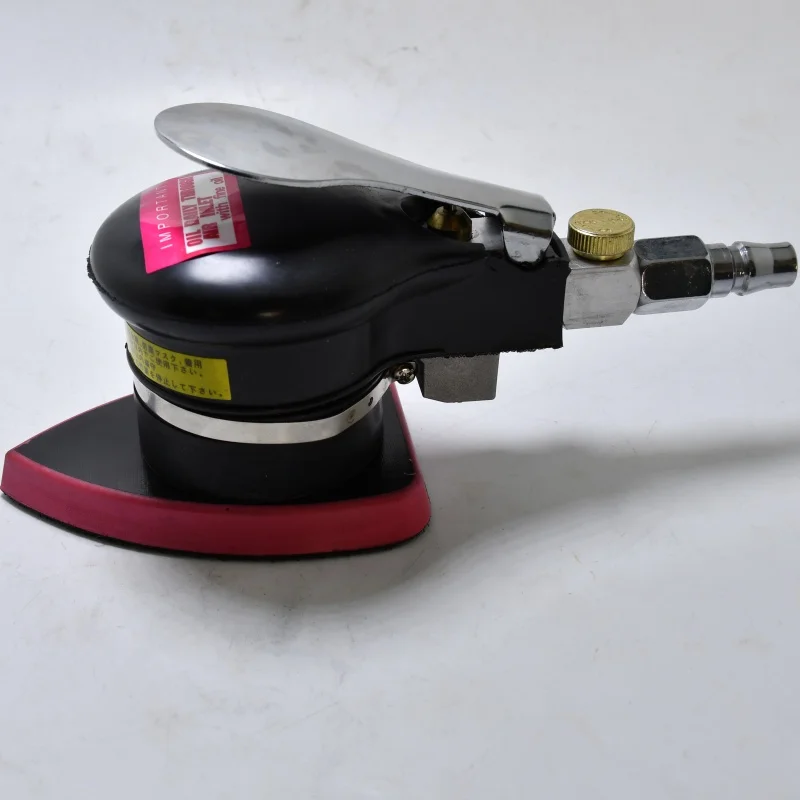 Triangular pneumatic sandpaper machine Flapping sander pneumatic eccentric 3mm sheet metal polishing tool 75*100mm