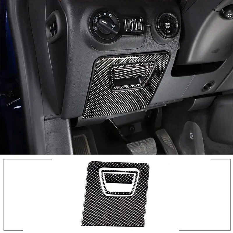 

For Maserati Ghibli 2014-2022 Soft Carbon Fiber Main Driver Storage Box Panel Decoration Sticker Interior Accessories