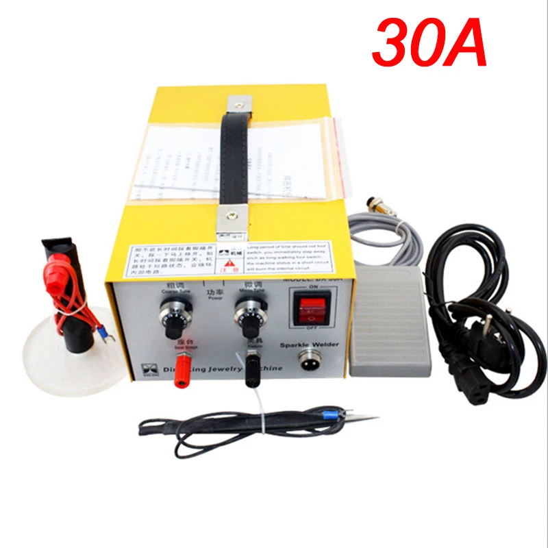 

80A 20A 30A 50A spot welding hand held pulse spot welder gold welding machine silver jewelry processing tools