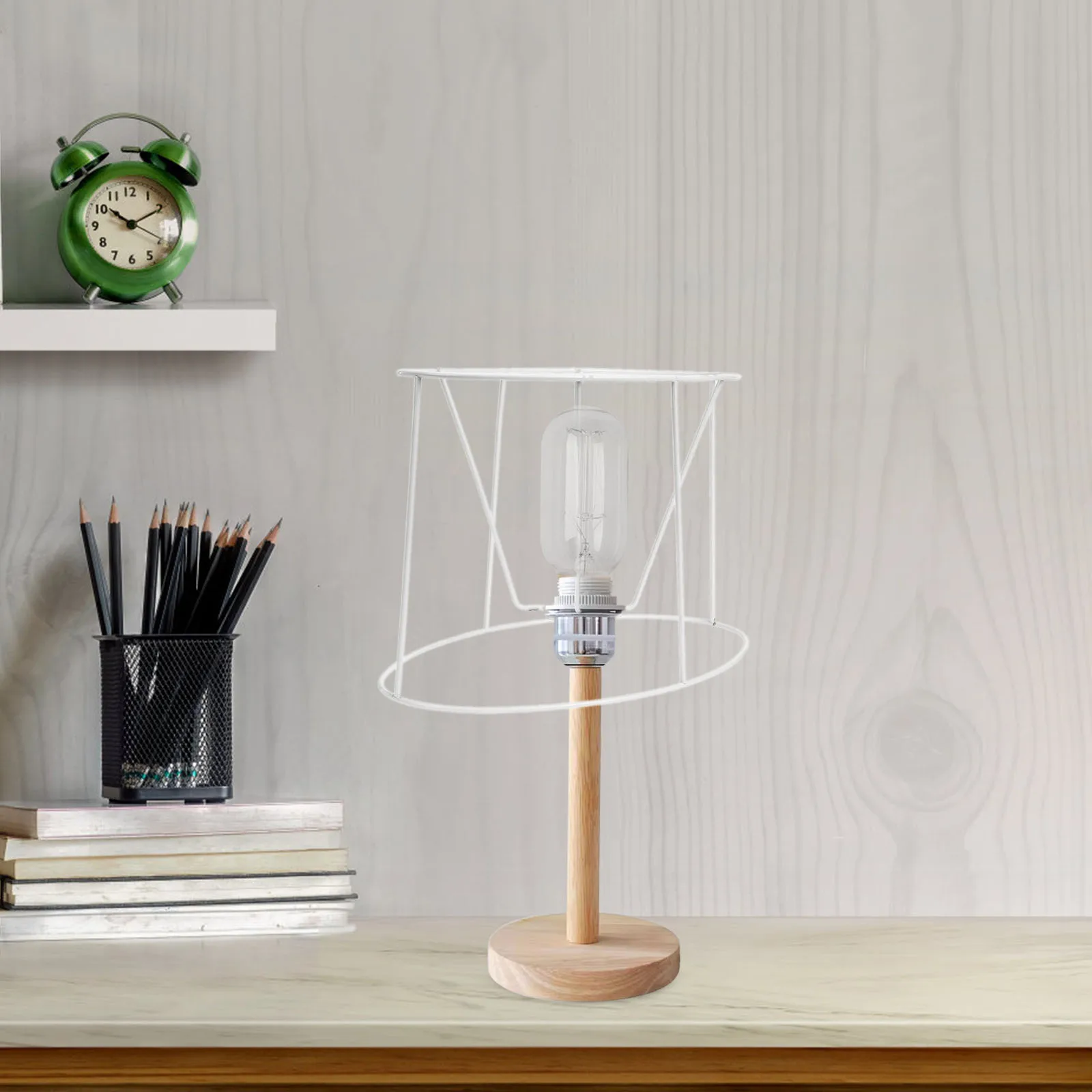 

Iron Lampshade Rack Tapered Frame for DIY Table Lamp Vintage Home Decor Covers Lampshades Lighting Accessories