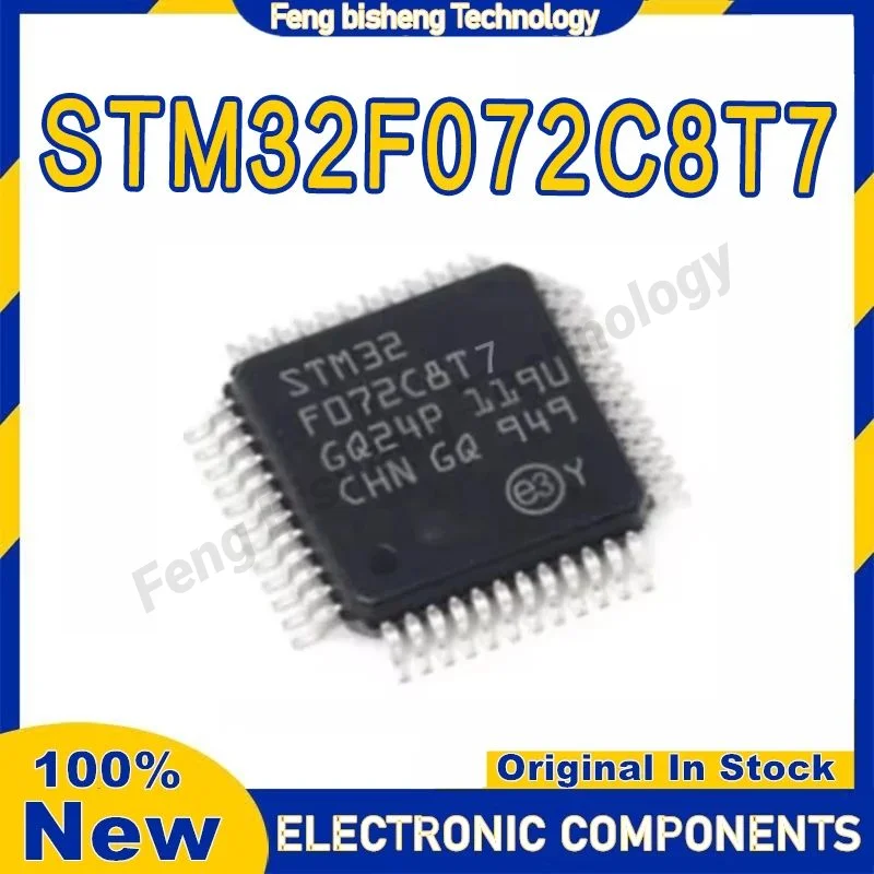 

STM32F072C8T7 LQFP-48 Microcontroller IC Chip in stock