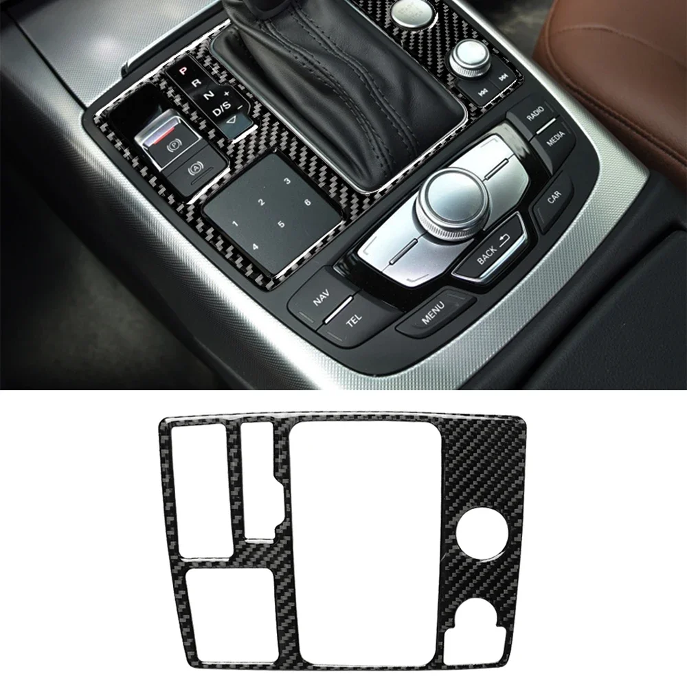 

Decal Auto Accessories For Audi A6 S6 C7 A7 S7 4G8 2012-2018 Car Engine Start Stop Switch Button Panel Decor Cover Trim Sticker