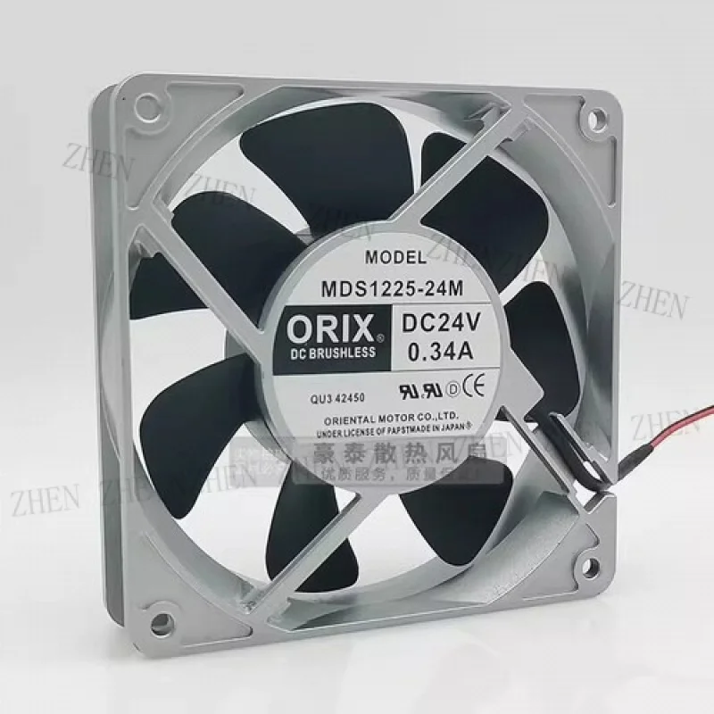 

Y FOR ORIX MDS1225-24M 12025 DC24V 0.34A 12CM 2-Wire Inverter Cooling Fan