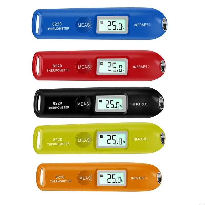 77ja mini termometro a infrarossi digitale per cucina bbq caramella friggere cucina cibo portatile tasca