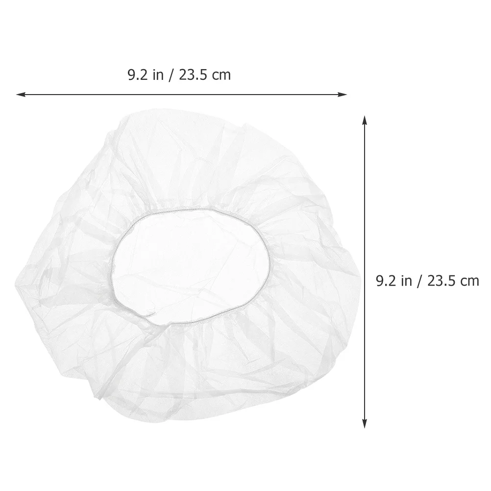 

50Pcs Breathable Mushroom Caps Elastic Hair Nets for Cooking Food Service Home Kitchen Use Hairnets for Cooking