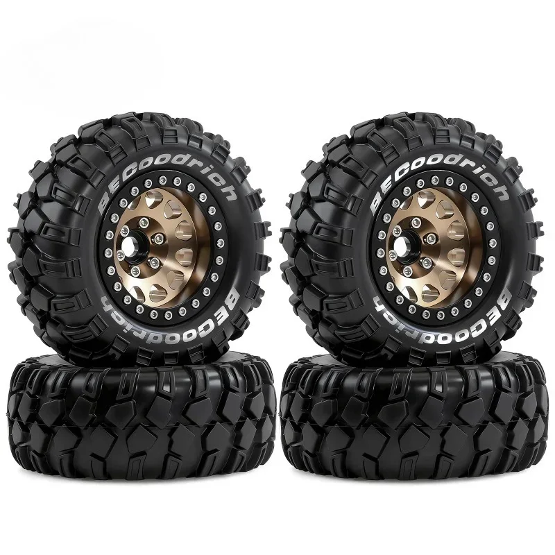 4er-Set 1,9 Zoll Beadlock RC Felgensatz Radnaben für 1:10 RC Crawler Axial SCX10 SCX10 II 90046 SCX10 III AXI03007 TRX4D90 12mm