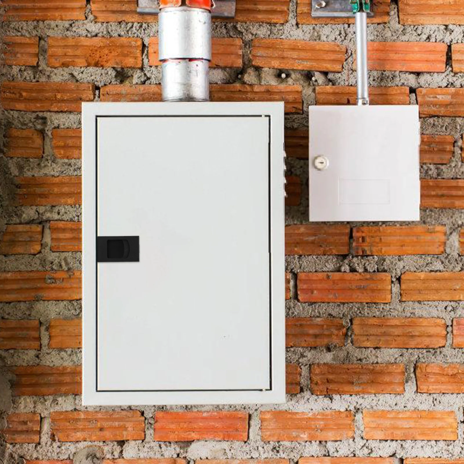 

4Pcs Simple Plastic Latch Lock for Rv Refrigerator Door Camper Cabinets Distribution Box Inside Pull Secure Fastener