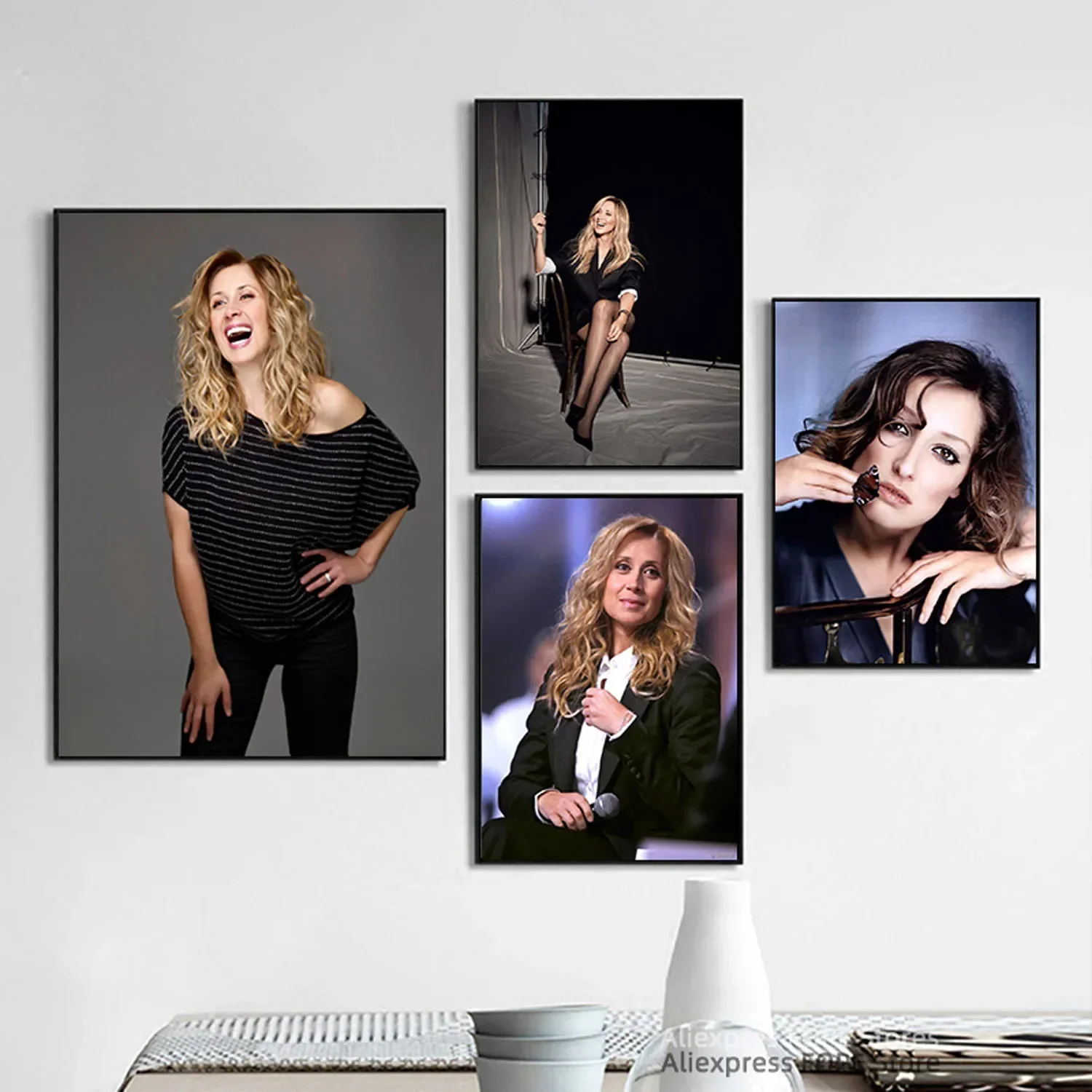 ملصقات ومطبوعات قماشية للديكور المنزلي ، فن جداري ، لوحات ، مغني ، مغني ، موسيقى ، نجمة ، مشاهير ، لارا