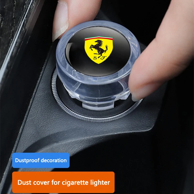 سيارة ولاعة السجائر غطاء التوصيل الغبار غطاء رأس واقي فيراري 308 GT4 328 GTB GTS F355 360 مودينا F430 458ltalia 488 GTB #2