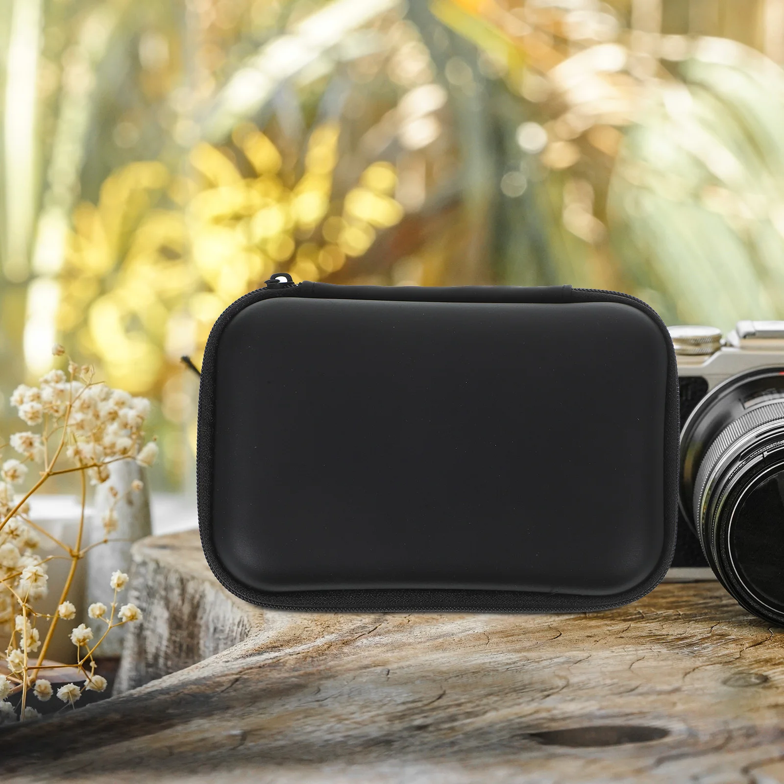 

1pc Waterproof Camera Case Eva Shockproof Cover For Action Camera Mini Bag With Net Interior Dustproof Carry Compatible For