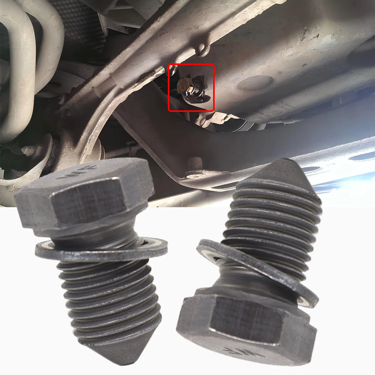 

M14x1.5x22 Engine Oil Sump Pan Plug Drain Seal Washer Screw Thread for Audi A4 B5 B6 B7 B8 B9 1994-2019 Accessories N90813201