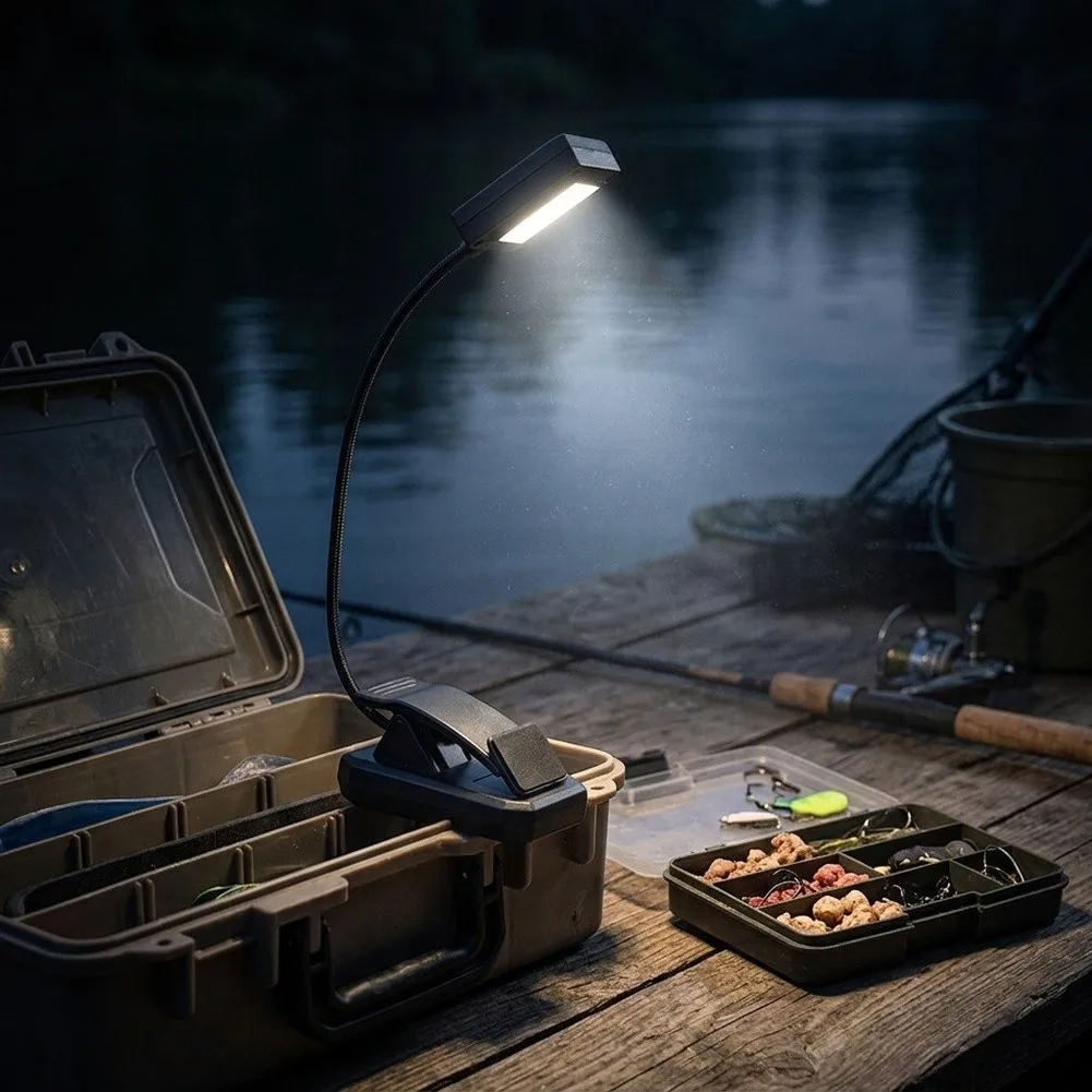 LED Lamp Designed for Night Fishing with Red Mode to Reduce For Critter Presence and White Mode for Detailed Visibility