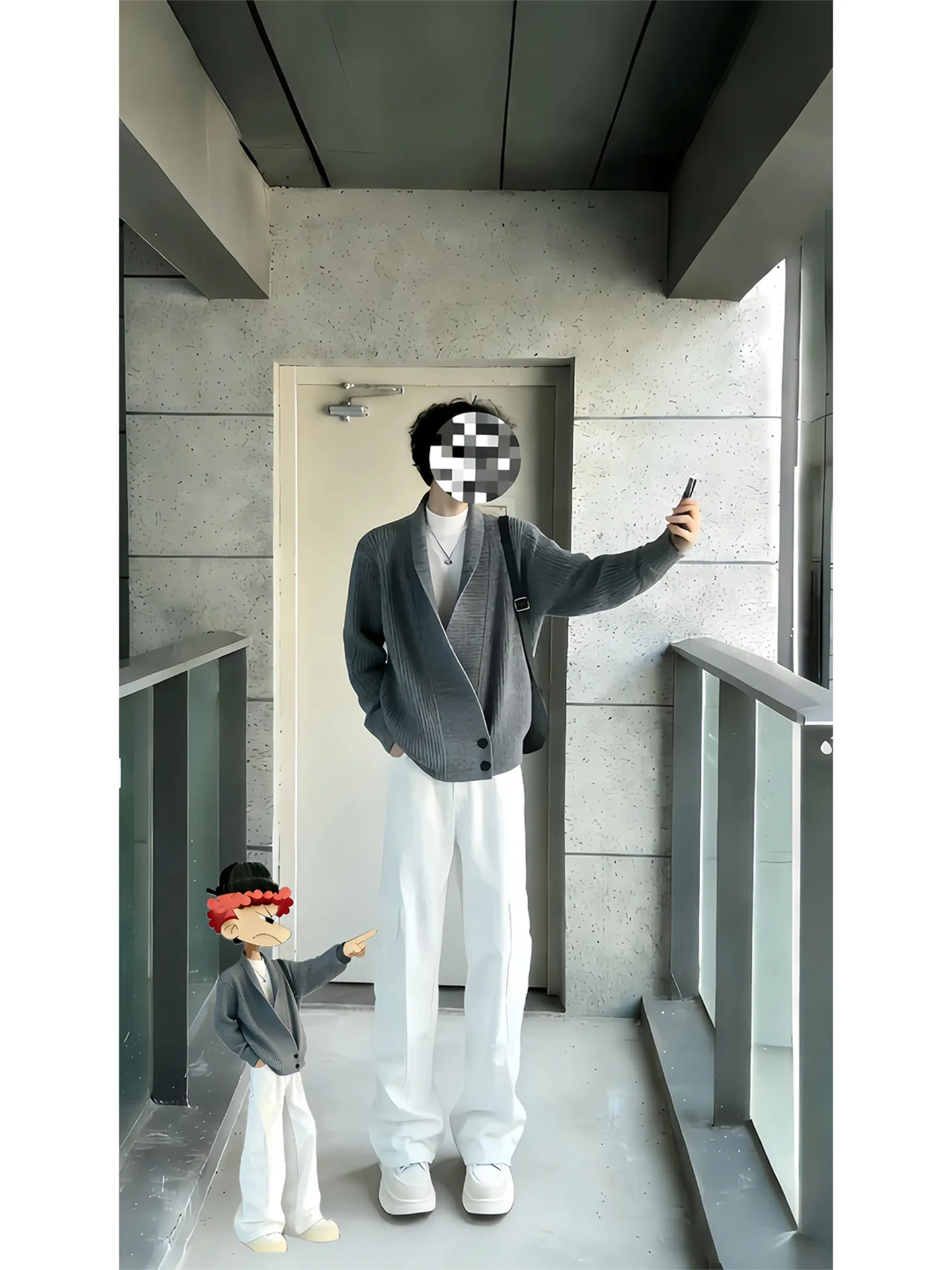 

Винтажный мужской зимний теплый свитер с V-образным вырезом, свободного кроя, на пуговицах, с длинными рукавами, для пар