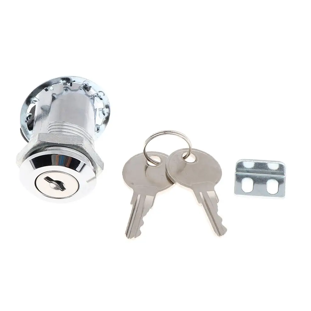 Zinc Alloy Push To Close Latch With Key for Boat and Motorbike Glovebox Lock