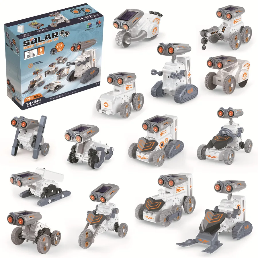 21 in 1 ソーラーロボットキット DIY ビルディング駆動子供教育玩具科学実験技術ガジェット電気ソーラーロボット